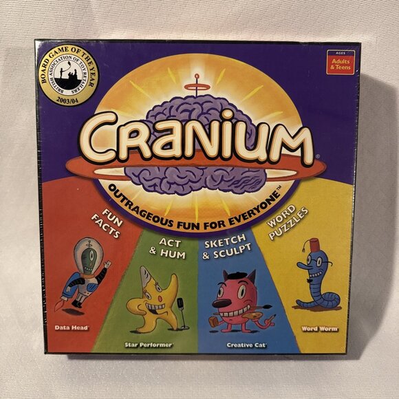 Cranium The Game 4 Your Whole Brain 1998 Outrageous Game Board - 3027950 - Picture 1 of 6